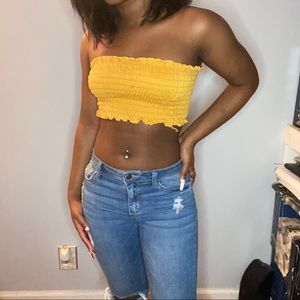 Yellow Tube Top